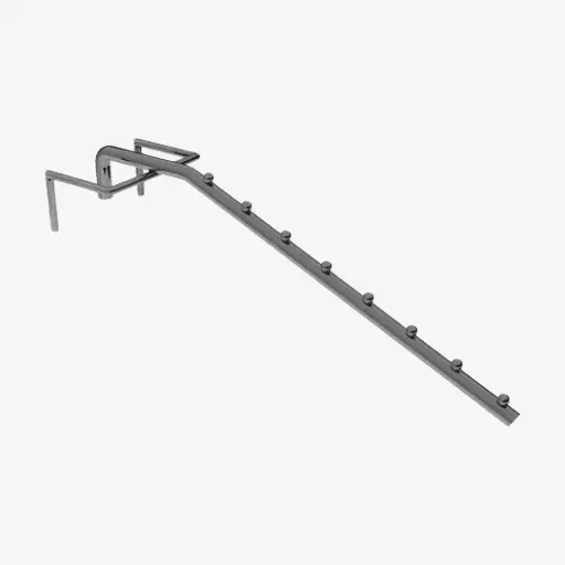 Rear support bar arm